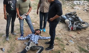 66 मुकदमें दर्ज वाले शातिर बदमाश को पुलिस ने मुठभेड़ के बाद किया गिरफ्तार