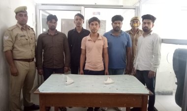 कविनगर पुलिस ने लोहा चोरी करने वाले गैंग का पर्दाफाश करते हुए 5 शातिर चोरों को किया गिरफ्तार