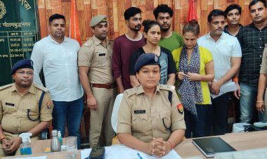 दादरी पुलिस को मिली बड़ी कामयाबी अपने मालिक की करीब 81 लाख रुपए की नगदी समेत गाड़ी को फरार होने वाले ड्राइवर समेत चार लोगों को किया गिरफ्तार नगदी व गाड़ी की बरामद