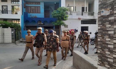 गाजियाबाद में सुरक्षा के इंतजाम चाक चौबंद, हर इलाके में कई जा रही गश्त