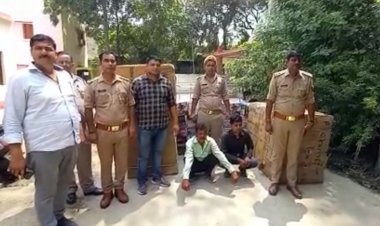 जागरूक ग्राहक के कारण नकली हेलमेट बनाने वाली फैक्ट्री का हुआ भंडाफोड़ दो आरोपी गिरफ्तार