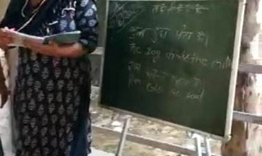 सराहनीय ---- गांव की महिलाएं बच्चों को मुफ्त में दे रहीं शिक्षा