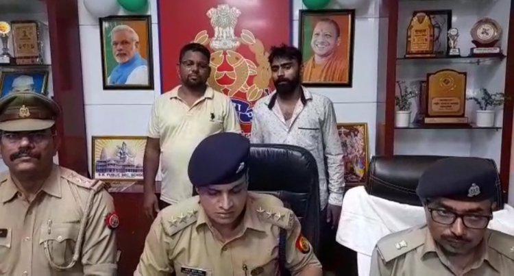 साहिबाबाद पुलिस ने चेन स्नेचर के साथ एक  सुनार को भी किया गिरफ्तार