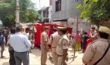 संदिग्ध परिस्थितियों में गणेश जी की प्रतिमा खंडित होने के बाद इलाके में हुआ तनाव पुलिस की सूझबूझ से शांति व्यवस्था हुई कायम