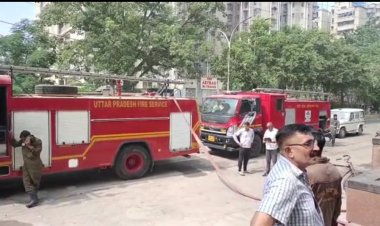 रेस्टोरेंट में लगी भीषण आग समय रहते ही दमकल विभाग की टीम ने आग पर पाया काबू