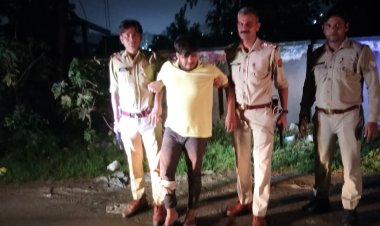 थाना विजयनगर पुलिस और बदमाशों के बीच हुई मुठभेड़, एक बदमाश को पैर में गोली लगने के बाद किया गिरफ्तार, एक कांस्टेबल भी हुआ घायल