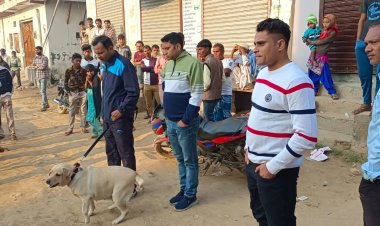 घर में सो रहे शख्स की गला रेत कर हत्या पुलिस जांच में जुटी