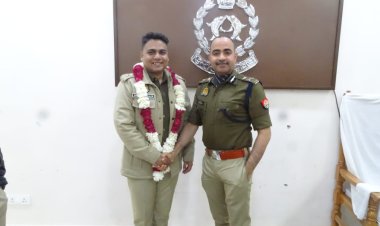 तेजतर्रार आईपीएस ईरज राजा को जालौन का कप्तान बनने पर दी ढेर सारी शुभकामनाएं।