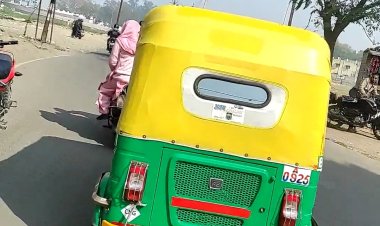 Tejas news exclusive: ऑटो चालक को तेज आवाज में म्यूजिक सिस्टम चलाना और जिगजैग ड्राइविंग करना पड़ा महंगा यातायात पुलिस ने ₹15000 का चालान काटकर सिखाया सबक