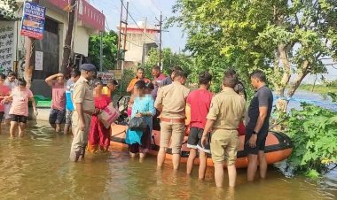 हिंडन का जल स्तर बढ़ने से करहैड़ा गांव हुआ जलमग्न, प्रशासनिक अधिकारी राहत एवं बचाव कार्य में जुटे