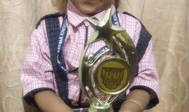 डांस प्रतियोगिता में आरना ने जीता प्रथम पुरस्कार -फातिमा किंडर गार्डन में नर्सरी की छात्रा है, आरना शिशोदिया