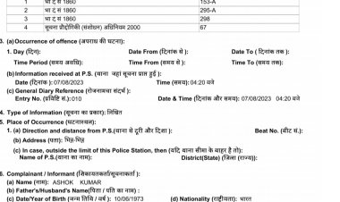 विवादित पोस्टर चिपकाने वाले और सोशल मीडिया पर वायरल करने वालों के खिलाफ मुकदमा दर्ज