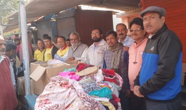 निशांत चैरिटेबल ट्रस्ट ने जरुरतमंदों को दिए वस्त्र