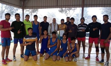 दादा महाराम अखाडे के पहलवान ने नेशनल कुश्ती प्रतियोगिता में जीता ब्रॉच मेडल