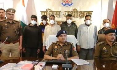 आई जी एल का सामान चोरी करने वाले 7अभियुक्त गिरफ्तार