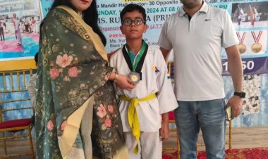 ताईक्वानडो चैंपियनशिप में जीता गोल्ड मेडल