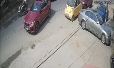 बीएमडब्ल्यू कार में सवार होकर आए बदमाशों ने ऑडी कार लूटी