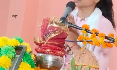 रूकमणी कान्हा विवाह प्रसंग पर भावविभोर हुए श्रोता