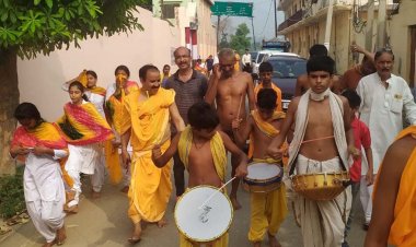 मुनि विशुभ्र सागर महाराज ने बडौत के लिए किया विहार