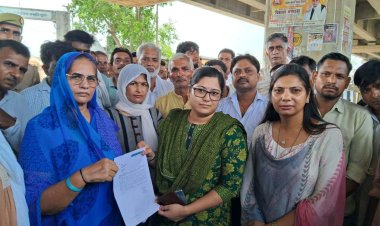 बोली पालिका चेयरपर्सन, लोक निर्माण विभाग तत्काल बनाए पाठशाला मार्ग