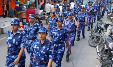 रेपिड एक्सन फोर्स ने किया फलैग मार्च