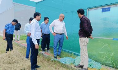 हाईटेक नर्सरी में मशीन खराब मिलने पर दिया कारण बताओ नोटिस