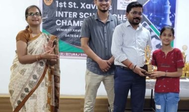 कोणार्क विद्यापीठ की अर्शिया ने इंटर स्कूल चेस चैम्पियनशिप में जीता तृतीय स्थान