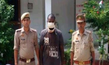 मंसूरपुर दोहरे हत्या कांड़ का एक आरोपी गिरफ्तार