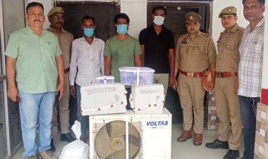पुलिस ने मारूति वर्कशॉप की चोरी का किया खुलासा