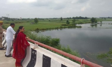 एसडीएम ने परखा हिंडन नदी का उफान