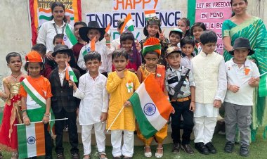 देशभक्ति गीतों से गूंजा इंद्रप्रस्थ लिटिल किंगडम