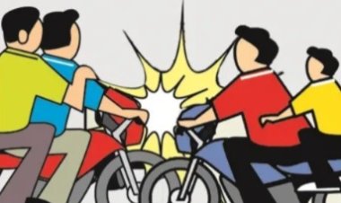 डगरपुर के पास बाइक भिंड़त में तीन घायल