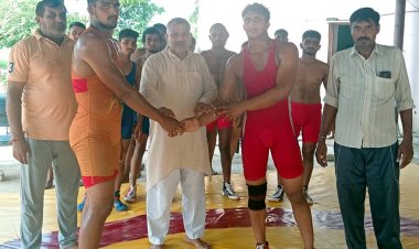 ब्लाक स्तरीय प्रतियोगिता में पहलवानों ने दिखाए जौहर