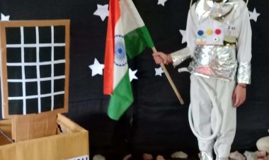 अंतरिक्ष दिवस पर इसरों के साइंटिस्ट बने बच्चे