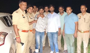 पचास हजार का ईनामी बदमाश मुठभेड़ में गोली लगने से घायल