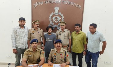 विजयनगर पुलिस ने मुठभेड़ के दौरान तीन लुटेरों को किया गिरफ्तार