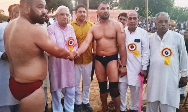 कपिल खेकड़ा ने जीता भादो मेला दंगल