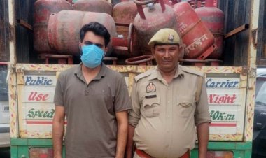 गैस सिलेंडर लूट में एक बदमाश गिरफतार