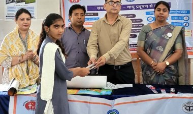 पर्यावरण जागरूकता संगोष्ठी में विजेता सम्मानित