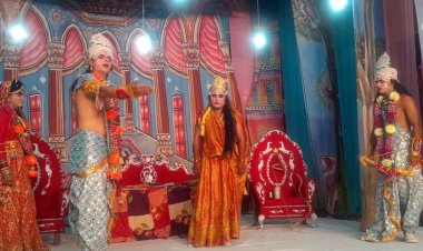 राम वनवास प्रसंग का हुआ मार्मिक मंचन