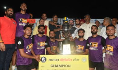 बागपत वॉलीबॉल लीग का फाइनल में सीसीएस अकादमी दाहा ने जीता