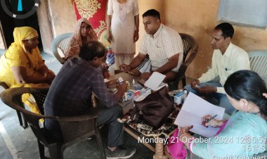 गढी कलजंरी गांव में लगा स्वास्थ्य शिविर