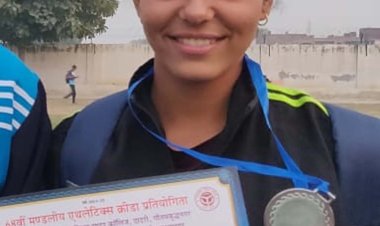 दादरी में खेकड़ा की धावक नीति ने जीता मेडल