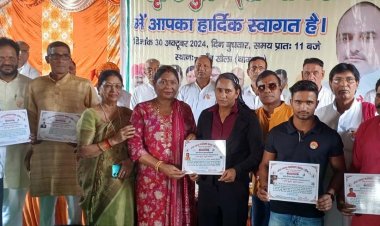 खैला में सम्मानित किए गए सृष्टि पुत्र