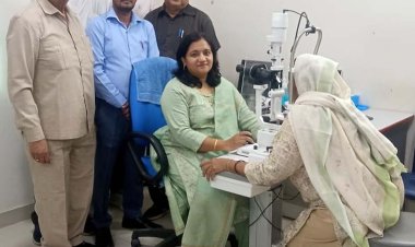 निशुल्क नेत्र शिविर में 135 रोगी आपरेशन को चयनित