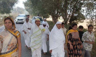 आर्षमति माता का बडागांव से खेकड़ा हुआ मंगल विहार