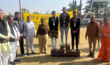 विजेता खिलाडी किए गए सम्मानित