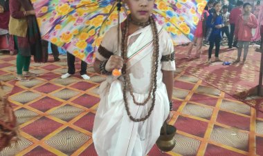 तीसरे दिन भागवत कथा में हुआ वामन अवतार