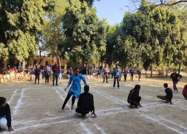 सांकरौद में खिलाडियों ने दिखाए जौहर