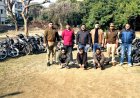 दो पहिया वाहनों की चोरी करने वाले अन्तर्राज्यीय गैंग के 3 अभियुक्त गिरफ्तार, वाहनों का जखीरा बरामद